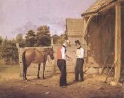 William Sidney Mount The Horse Dealers (mk09) oil painting